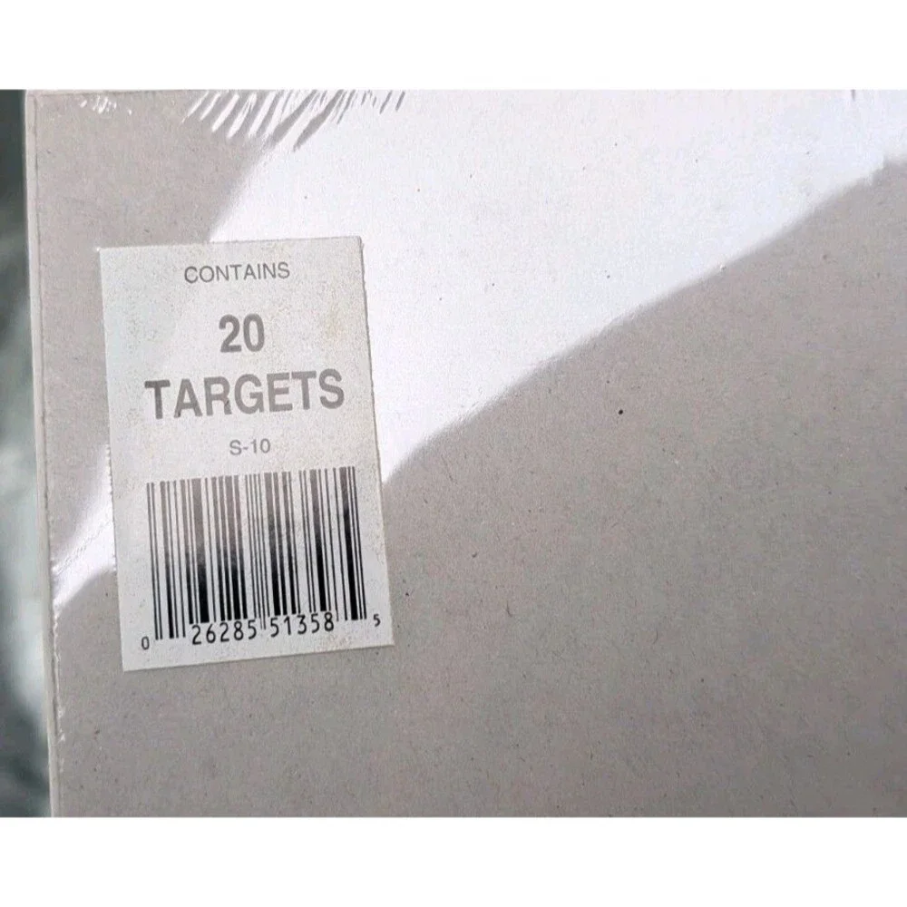NRA OFFICIAL 100-YARD RIFLE TARGET 14X14 CONTAINS 20 MEDIUM-GAUGE PAPER TARGETS